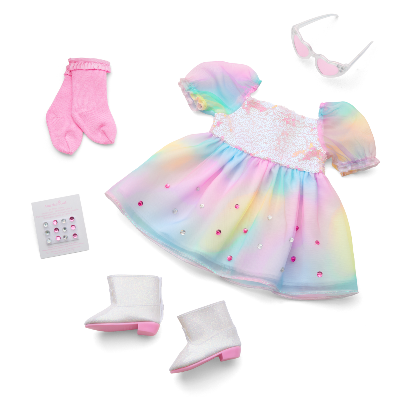 October Opal Obsession Outfit for 18-inch Dolls J6