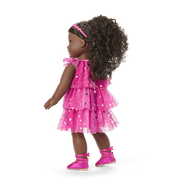 Pink Party-Ready Dress for 18-inch Dolls M0