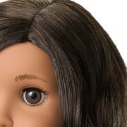Truly Me™ 18-inch Doll #108 with curly black-brown hair X5