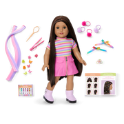 Long Hair Looks™ by Truly Me™ 18-inch Doll #134 & hair accessories Q2