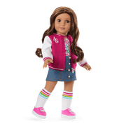 Truly Me™ 18-inch Doll #117 with wavy dark-brown hair R5