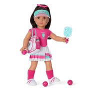 Raquel's™ Pickleball Bag & Paddle Set for 18-inch Dolls (Girl of the Year™ 2026) M1