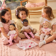 Bitty Baby® Doll #1 with black hair in Pretty Pink S9