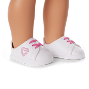 Pink Hearts Hoodie Dress for 18-inch Dolls K3