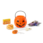 Witchy Webs Costume & Trick-or-Treat Set Bundle for 18-inch Dolls F8