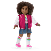 Truly Me™ 18-inch Doll #112 with curly dark-brown hair J2