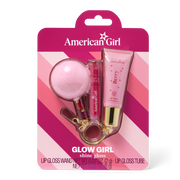 American Girl™ Lip Gloss Keychain Set for Girls A6