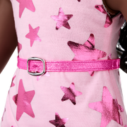 Glam Pink Cowgirl Outfit for 18-inch Dolls W3