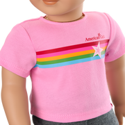 Truly Me™ 18-inch Doll #104 with straight caramel hair W3