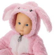 Playful Pink Bunny One-Piece Outfit for Bitty Baby® Dolls E2