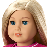 Truly Me™ 18-inch Doll #100 with straight layered blonde hair R7