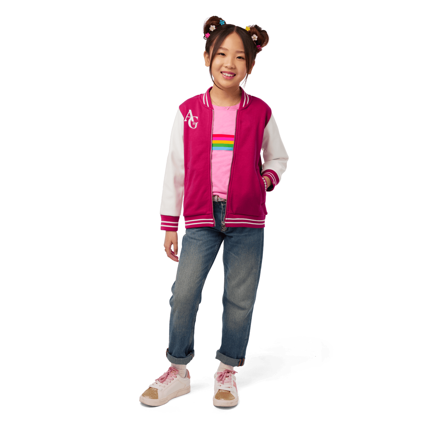AG™ Star Squad Varsity Jacket for Girls G0