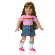 Truly Me™ 18-inch Doll #122 with straight dark-brown hair K2
