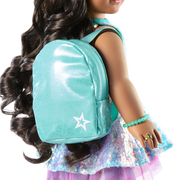 Shimmering Sea Turtle Backpack & Accessory Set for 18-inch Dolls B8