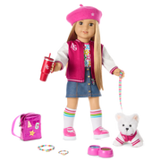 Truly Me™ 18-inch Doll #131 with straight blonde hair A3