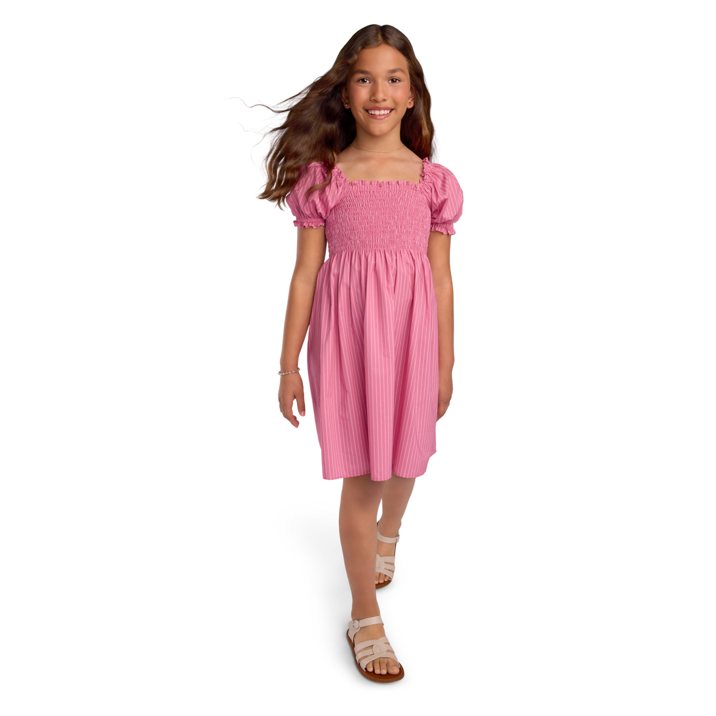 American Girl® x Hill House Home Tiny Athena Nap Dress for Girls (Addy™ Print) U5
