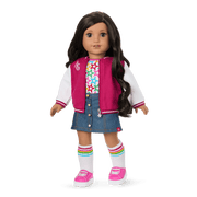 Truly Me™ 18-inch Doll #108 with curly black-brown hair X5