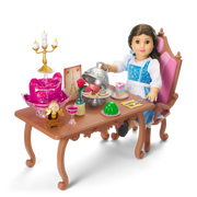 Disney Princess Belle Enchanted Castle Dining Set & Friends for 18-inch Dolls by American Girl® Z4
