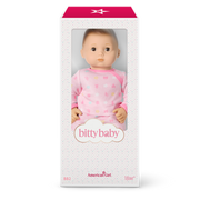 Bitty Baby® Doll #2 with brown hair in Pastel Pink K5