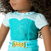 March Aquamarine Dream Outfit for 18-inch Dolls E5