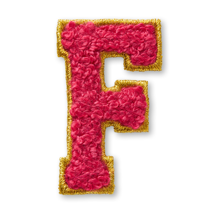 AG™ Letter F Stick-On Patch C0
