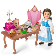 Disney Princess Belle Enchanted Castle Dining Set & Friends for 18-inch Dolls by American Girl® Z4