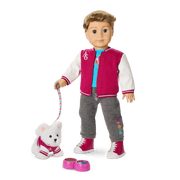 Truly Me™ 18-inch Doll #104 with straight caramel hair W3