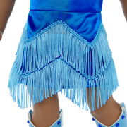 September Sapphire Sparkle Outfit for 18-inch Dolls R0