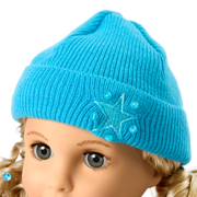 December Blue Brilliance Topaz Outfit for 18-inch Dolls K5