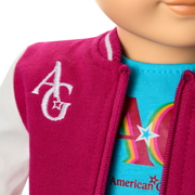 Truly Me™ 18-inch Doll #104 with straight caramel hair W3