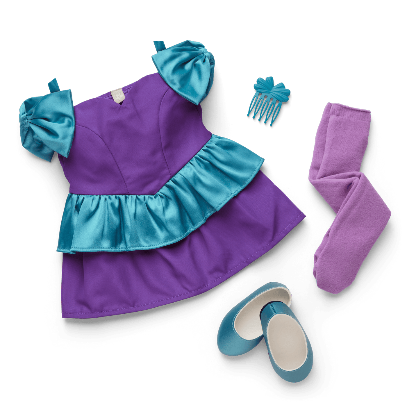 Courtney’s™ Bow-dacious Party Dress for 18-inch Dolls (Historical Characters) E5