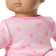 Bitty Baby® Doll #5 with dark-brown hair in Pastel Pink B0