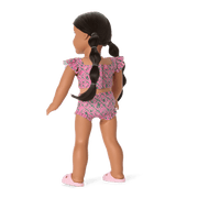 Raquel's™ Beach Outfit for 18-inch Dolls (Girl of the Year™ 2026) Y1