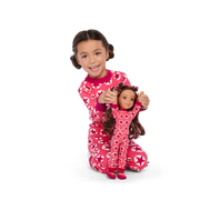 American Girl® x Hanna Andersson Berry Bright Stars Pajamas for 14.5-inch Dolls U2