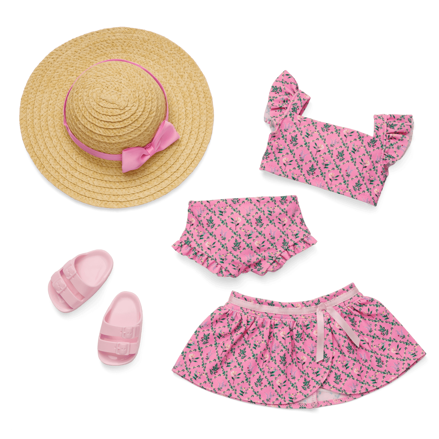 Raquel's™ Beach Outfit for 18-inch Dolls (Girl of the Year™ 2026) Y1