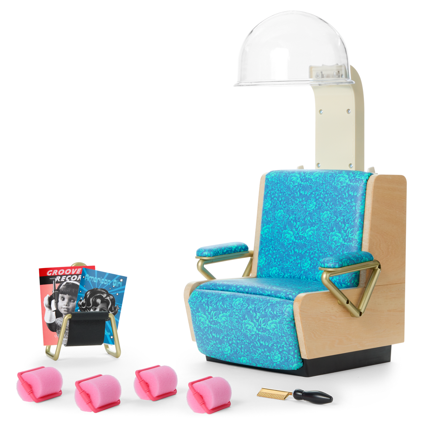 Melody’s™ Salon Chair & Accessories for 18-inch Dolls (Historical Characters) N5