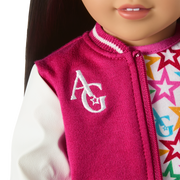 Truly Me™ 18-inch Doll #124 with straight black-brown hair L5