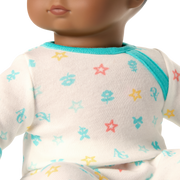 Bitty Baby® Doll #1 with black hair in Pastel Blue G5