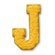 AG™ Letter J Stick-On Patch E4
