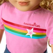 Truly Me™ 18-inch Doll #115 with curly blonde hair M8