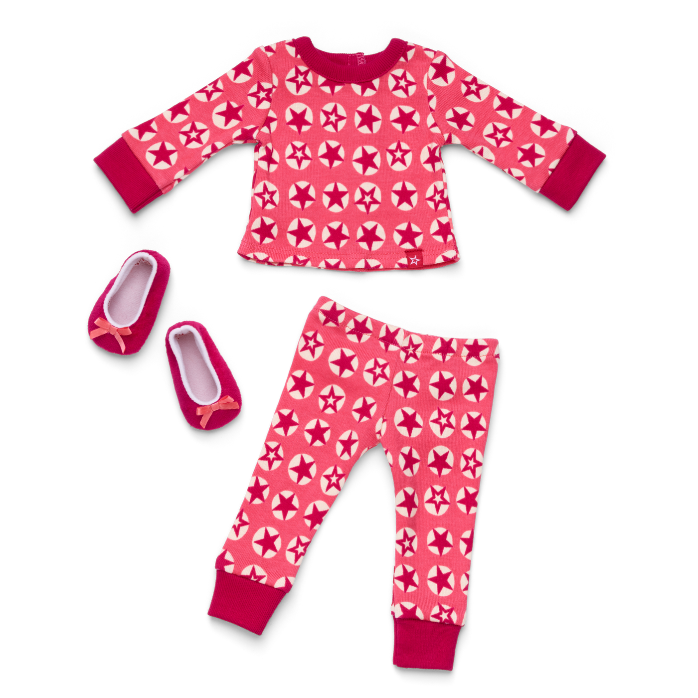 American Girl® x Hanna Andersson Berry Bright Stars Pajamas for 18-inch Dolls H8