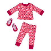 American Girl® x Hanna Andersson Berry Bright Stars Pajamas for 18-inch Dolls H8