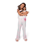 Raquel's™ Coastal Stripes Pajamas for Girls (Girl of the Year™ 2026) H2