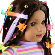 Long Hair Looks™ by Truly Me™ 18-inch Doll #134 & hair accessories Q2