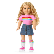 Truly Me™ 18-inch Doll #115 with curly blonde hair M8