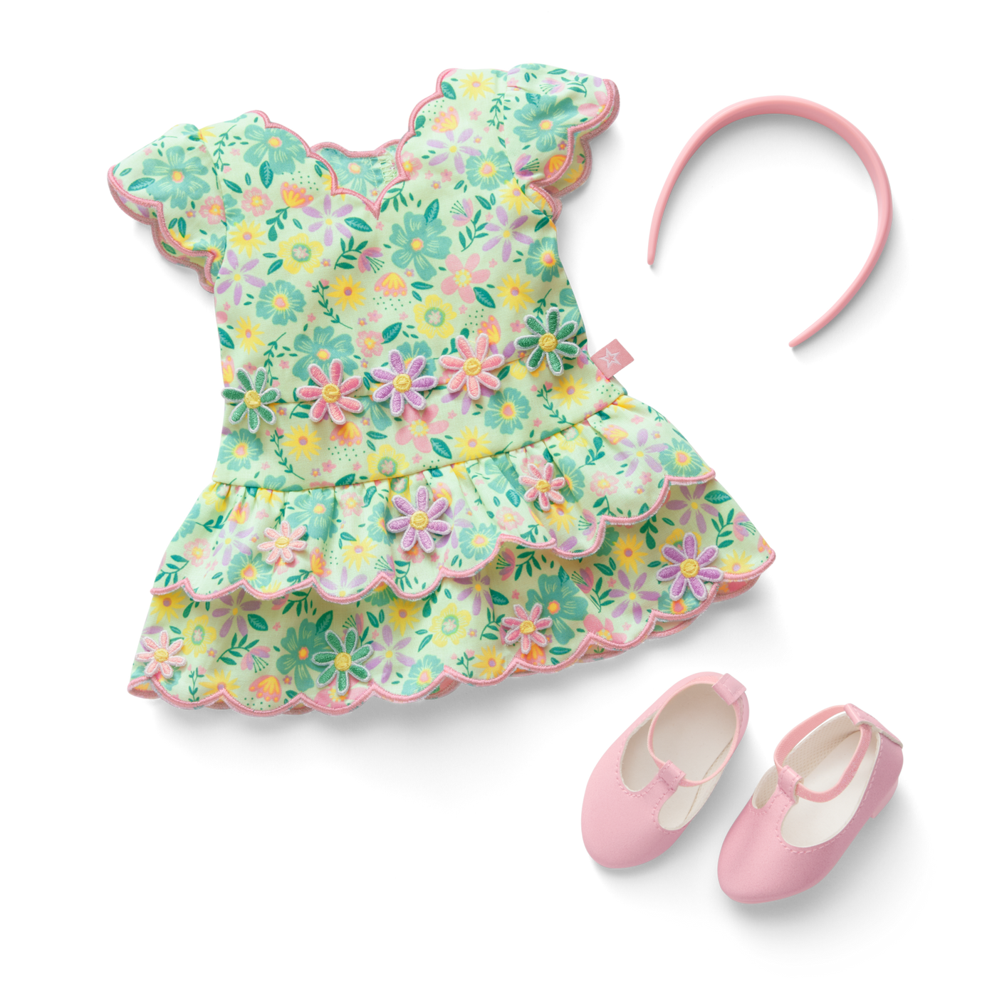 Pastel Petals Dress for 18-inch Dolls R7