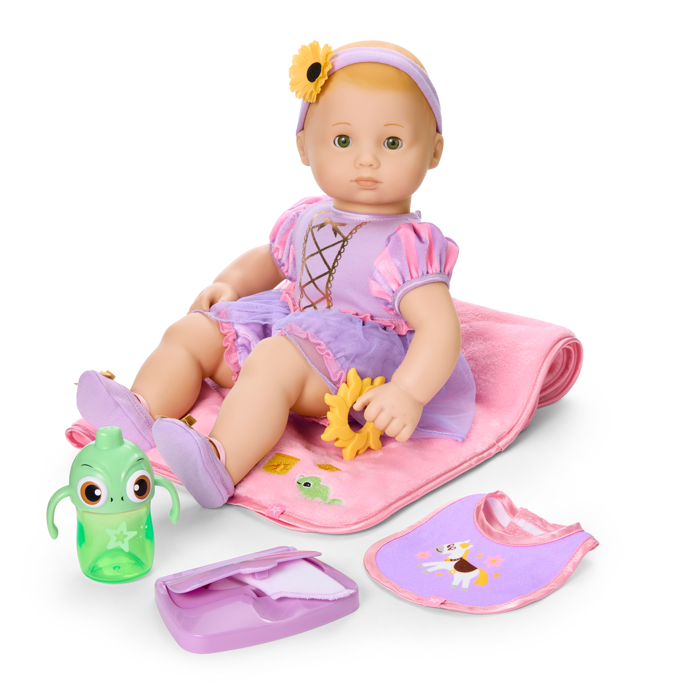 Disney Princess Rapunzel Cuddle & Care Set with Bitty Baby® Doll by American Girl® K1