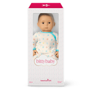 Bitty Baby® Doll #4 with black hair in Pastel Blue U5