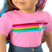 Truly Me™ 18-inch Doll #101 with wavy caramel hair V4