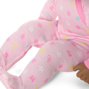 Bitty Baby® Doll #1 with black hair in Pastel Pink U0